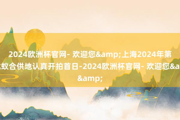 2024欧洲杯官网- 欢迎您&上海2024年第八批蚁合供地认真开拍首日-2024欧洲杯官网- 欢迎您&