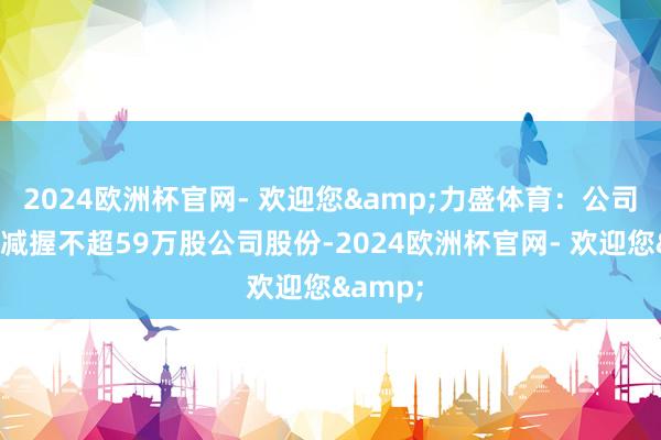 2024欧洲杯官网- 欢迎您&力盛体育：公司董事拟减握不超59万股公司股份-2024欧洲杯官网- 欢迎您&