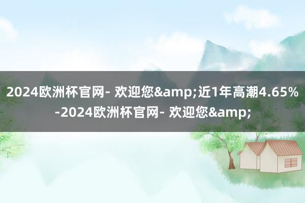 2024欧洲杯官网- 欢迎您&近1年高潮4.65%-2024欧洲杯官网- 欢迎您&